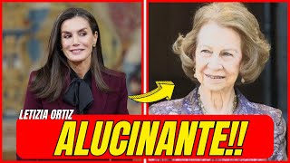 Doña Sofía SOLICITA VIAJAR a Valencia y Letizia Ortiz se NIEGA en ROTUNDO [upl. by Atteuqehs797]