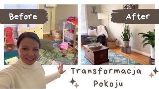 TRANSFORMACJA POKOJU I ŻYCIE W USA😊 polacy usa vlog makeover [upl. by Tigdirb]