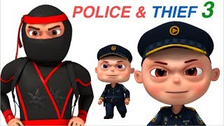 Zool Babies Police And Thief  Part 3  Cartoon Animation For Children  Videogyan Kids Shows [upl. by Kutzenco]