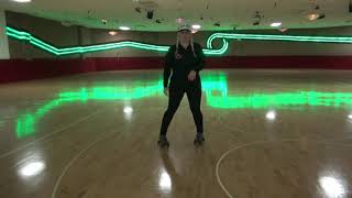 How to Stop on Roller Skates  T Stops [upl. by Reave]