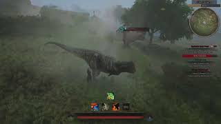 Using The Terrain To Your Advantage  ALICE  Pycnonemosaurus VS PT Rex  Realism  Path of Titans [upl. by Mercy]