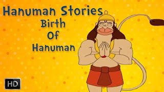 Hanuman Story in English  Birth Of Hanuman  Animated  Kids Short Stories [upl. by Osrit737]