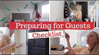 Preparing Your Home For Guests Checklist  SJ STRUM [upl. by Rubliw]