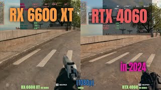 RX 6600 XT vs RTX 4060 in 2024 [upl. by Atinit]