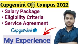 Capgemini Off Campus Recruitment for 2022 Batch  Salary Package Eligible Criteria My Experience [upl. by Dionne80]