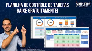 Planilha de Controle de Tarefas  Baixe Gratuitamente [upl. by Tamma]