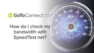 How do I check my bandwidth with SpeedTestnet [upl. by Polash]