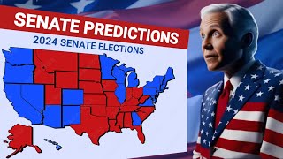 UPDATED 2024 US Senate Map Predictions Based on the Latest Poll Data 50 States [upl. by Vanna]