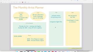 The Monthly Artist Planner Tutorial [upl. by Dracir98]