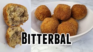 Recipe How To Make Homemade BitterballenCroquettesEasy Party Snacks [upl. by Perreault]