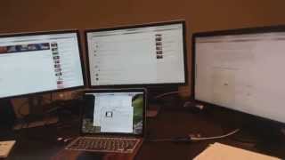 MacBook Pro 13quot 3 External Monitors [upl. by Aible]