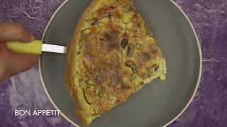 Quiche aux courgettes et champigons [upl. by Aufa]