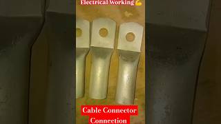 How to Install Cable Lax Connection 👷▶️  Cable Connector shorts [upl. by Atnahc]