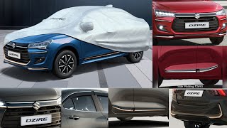 Maruti Dzire 2024 Top 10 Model Accessories Compulsory [upl. by Oslec156]