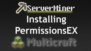 How to install and configure PermissionsEx on your Minecraft Server [upl. by Mich608]