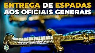 Entrega de espadas marca a promoção de oficiaisgenerais do Exército  Exército Notícias  EN [upl. by Torras]