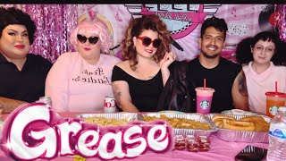 Grease Mukbang Musical💕💄💋 BigGuyAppetite LaGordizEats JayGrubz SpoonfulofJeanToe [upl. by Emlin]