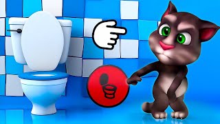 TALKING TOM 🔴 LIVE  Problemas con el baño 🐱 Super Toons TV Dibujos Animados en Español [upl. by Aicinoid]