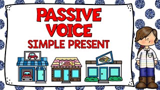 LESSON 24 PASSIVE VOICE SIMPLE PRESENT TENSE  VOZ PASIVA CON EL PRESENTE SIMPLE [upl. by Ellekim]