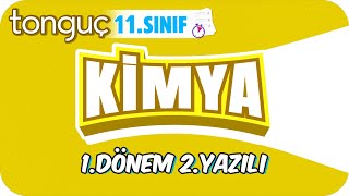 11Sınıf Kimya 1Dönem 2Yazılıya Hazırlık 📑 2024 [upl. by Avilla]