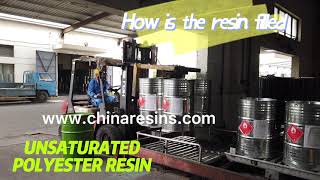 Professional unsaturated polyester resin manufacturing Factory UPR [upl. by Anassor]