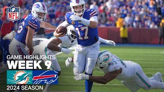 Miami Dolphins vs Buffalo Bills Game Highlights  NFL 2024 Season Week 9 [upl. by Parshall812]