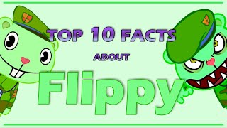 Top 10 Facts About FLIPPY From Happy Tree Friends Character review [upl. by Coney]