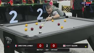 Ultimate Pool Morocco Christophe Lambert vs Scott Gillespie  UPA Event [upl. by Acinnej]