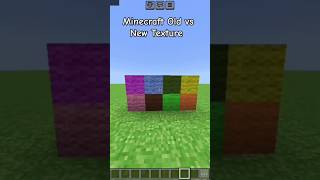 Minecraft Old VS New Texture minecraft [upl. by Yendahc]