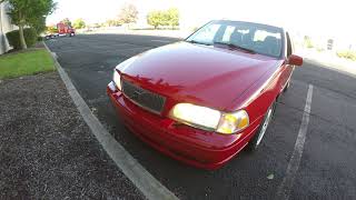 4K Review 1998 Volvo V70 T5 Station Wagon Red with 3rd Row seat Virtual TestDrive amp Walkaround [upl. by Onihc]