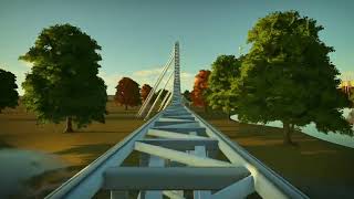 Lake rider a planet coaster intamin hyper coaster [upl. by Margetts]