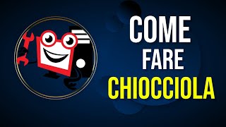 Come fare la chioccola con tastiera del Computer [upl. by Edgell]