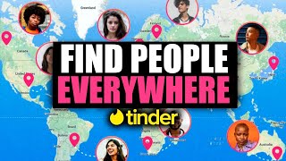 🔴 How to SEARCH PEOPLE from ANOTHER COUNTRY in TINDER  CHANGE LOCATION 2024 [upl. by Goodson]