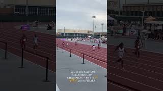 4 All American JUNIOR OLYMPICS🏆 trackandfield juniorolympics explore viralvideo allamerican [upl. by Idisahc]