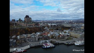 Chateau Frontenac Quebec Canada 🍁 Mini3 Pro 🍁2024 [upl. by Tumer420]