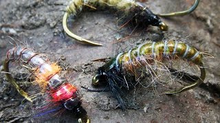 Czech nymph  easy imitation of hydropsyche larvae fly tying instructions [upl. by Ara]