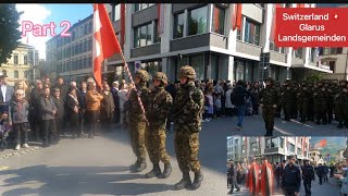 Switzerland 🇨🇭 Kanton Glarus Landsgemeinde [upl. by Hartzell406]