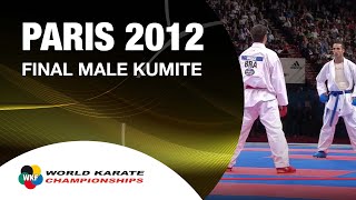 Final Male Kumite 60Kg Amir Mehdizadeh vs Douglas Brose World Karate Championships 2012 [upl. by Hgieleak]