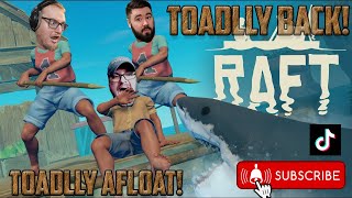 🌊 Toadally Awesome Raft Adventure Surviving the Ocean 🌴  Live Stream DanBGaming [upl. by Aleibarg]