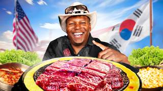 Texas BBQ Chef tries Korean BBQ for the First Time [upl. by Notkcorb546]