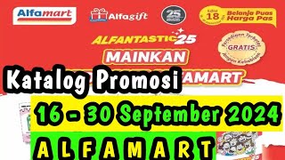 Katalog Promosi Alfamart Terbaru 16  30 September 2024  Promosi Alfamart [upl. by Fronniah530]