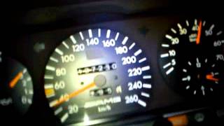 Mercedes 190E 32 AMG 0160 kmh acceleration [upl. by Xed41]