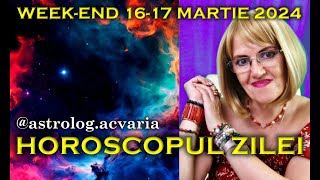 NANI  NANI ⭐HOROSCOPUL DE WEEKEND 1617 MARTIE 2024 cu astrolog Acvaria [upl. by Parsaye]