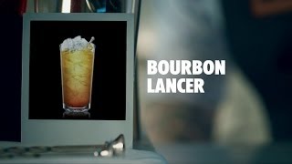 BOURBON LANCER DRINK RECIPE  HOW TO MIX [upl. by Sokin617]