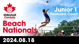 2024 Volleyball Canada Beach Nationals in Vancouver 🏐 Junior Featured Court 30 August 25 2024 [upl. by Atika]