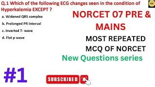 Norcet exam preparation I Aiims Norcet 2024 I Aiims Norcet question amp answer  norcet 07 pre amp mains [upl. by Neysa]