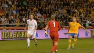 Zlatan Ibrahimovic vs England 42 Friendly Match [upl. by Bondie]