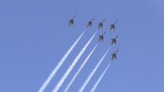 2012 Atlantic City Airshow  Thunderbirds Thursday rehearsal [upl. by Egiedan]