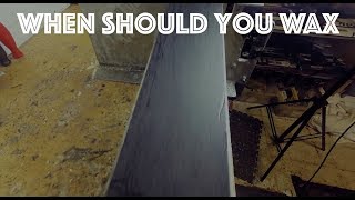 When SHOULD you WAX your skis snowboard [upl. by Charlean]