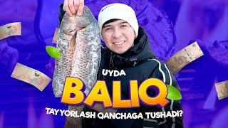 UYDA BALIQ TAYYORLASH QANCHAGA TUSHADI [upl. by Yeslek]